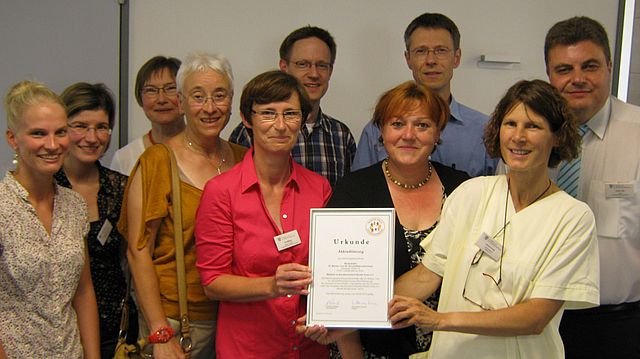 Urkunde Bunter Kreis