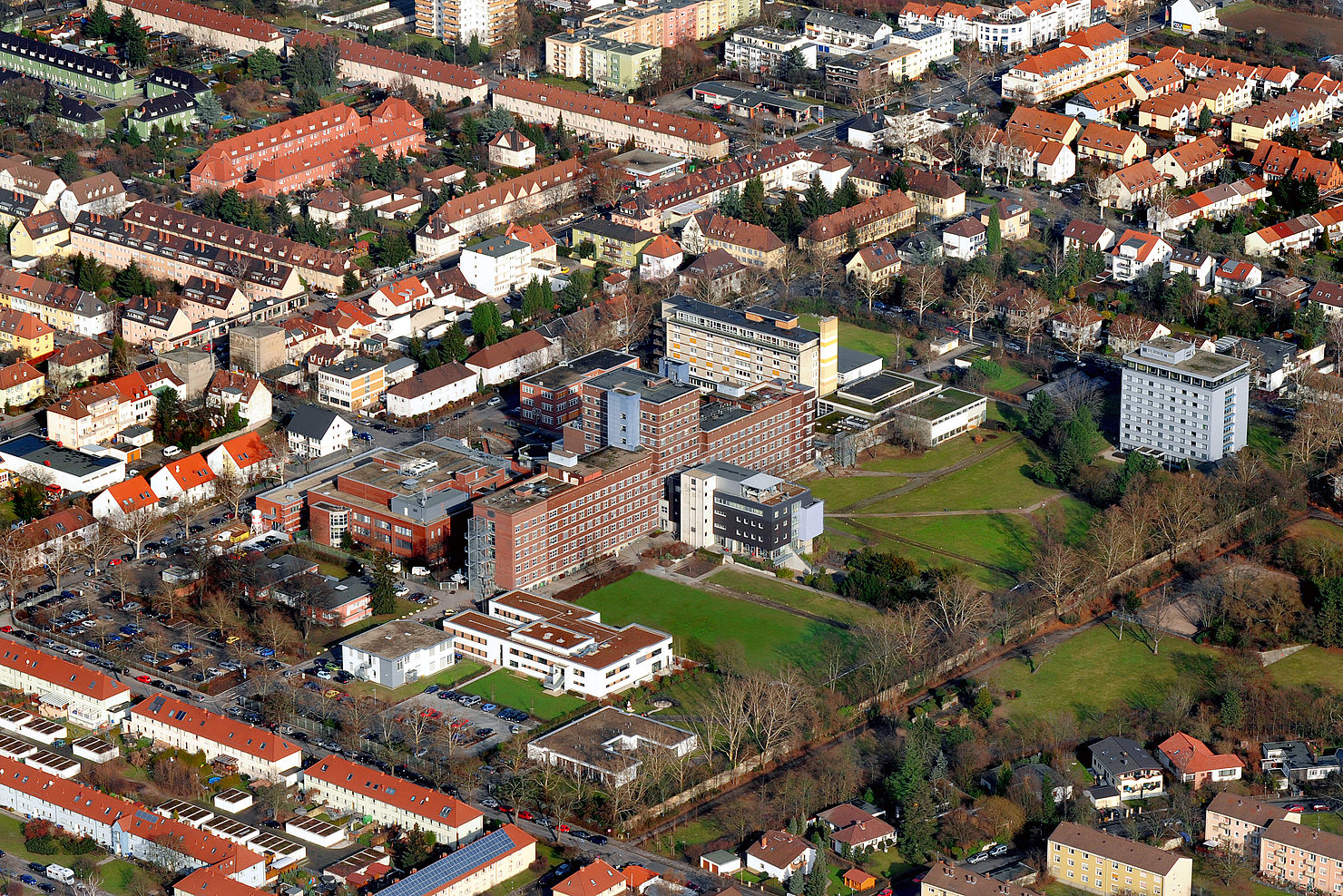 St. Marienkrankenhaus von oben